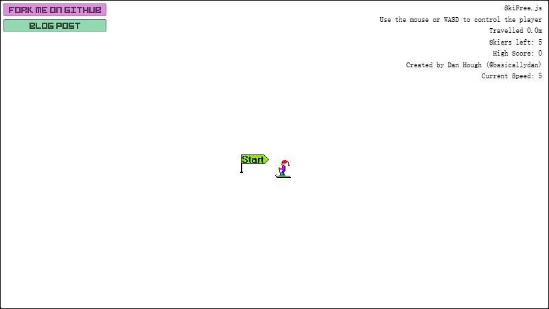 skifree.js screenshot